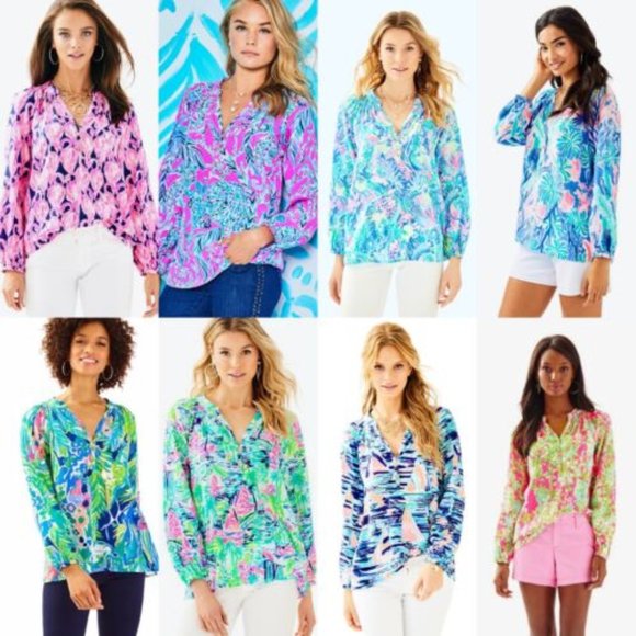Lilly Pulitzer Elsa Silk Top - Picture 6 of 6